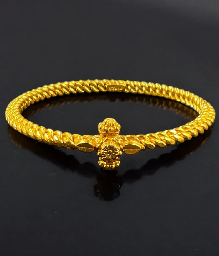 The Dhruvi Antique Silver Golusu Bangle (Size/2.2/2.4/2.6/2.8)