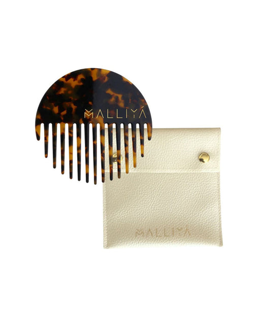 The O Comb & Malliya case - Classic Tortoise - Malliya