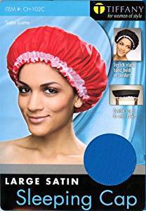 Tiffany Large Satin Cap #CH102C - Dozen Pack - Palms Fashion Inc.