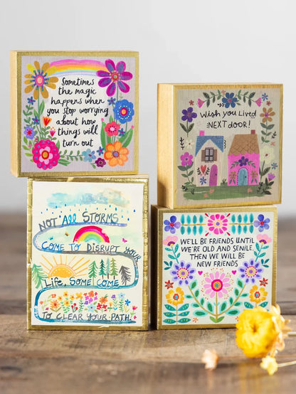 Tiny Block Keepsake - Wish You Lived Next Door-view 2