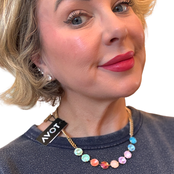 fairy dust mini sofia necklace tova swarovski necklace