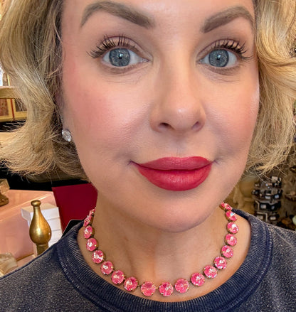 TOVA Sofia Necklace in Ultra Fuchsia