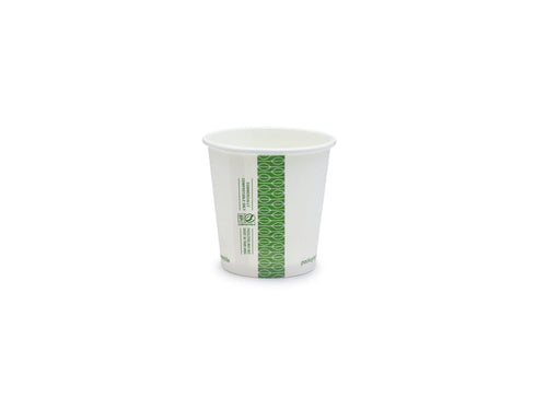 Vegware 4oz white hot cup, 62-Series | 62V-Series | 1000/cs