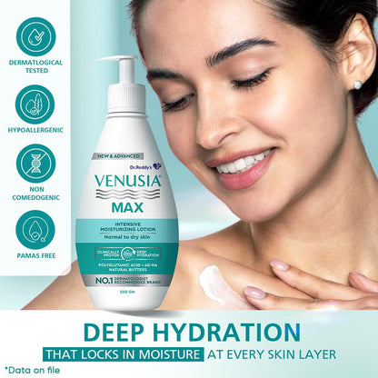 Venusia Max Intensive Moisturizing Lotion 500g