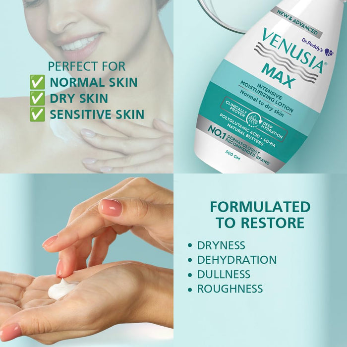 Venusia Max Intensive Moisturizing Lotion 500g