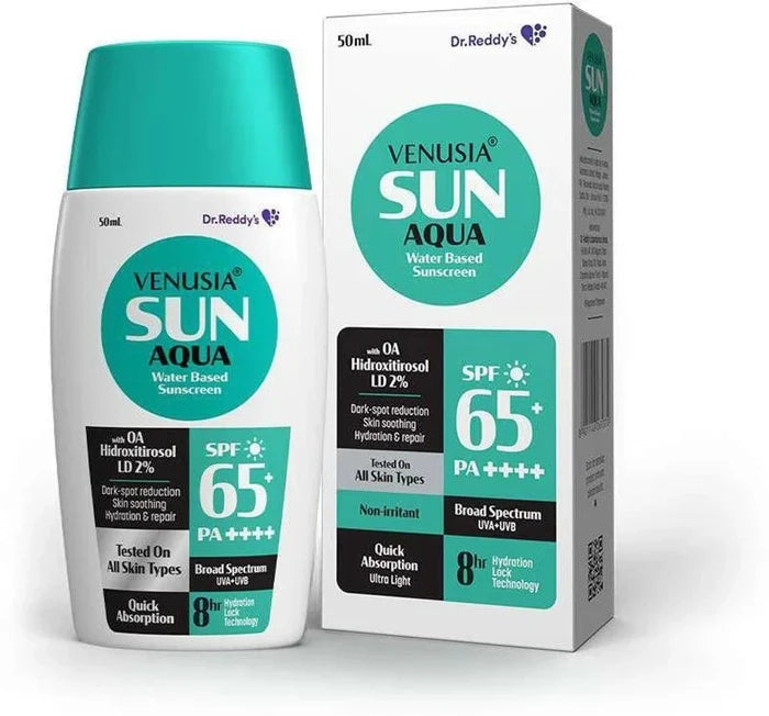 Venusia Water Based Sunscreen SPF 65+