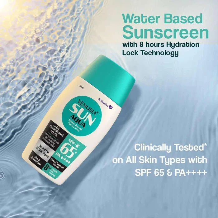 Venusia Water Based Sunscreen SPF 65+