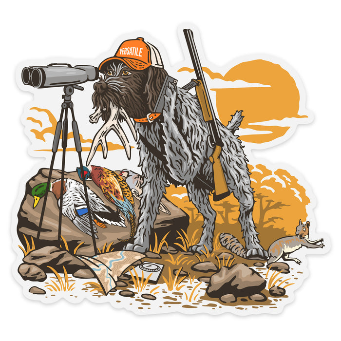 Versatile Bird Dog Decal Sticker