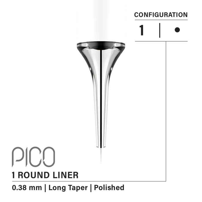 1 Round Liner Long Taper 0.38mm (CART-968)