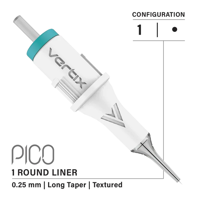 Vertix - Pico Cartridges 1 Round Liner (20pcs) - Choose Type