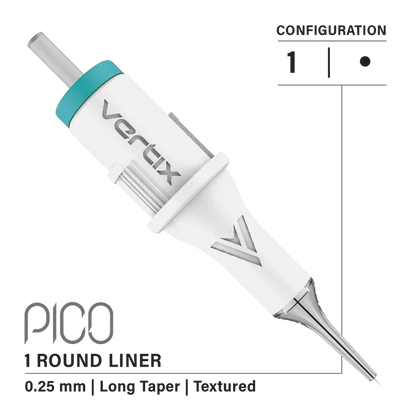 Vertix - Pico Cartridges 1 Round Liner (20pcs) - Choose Type