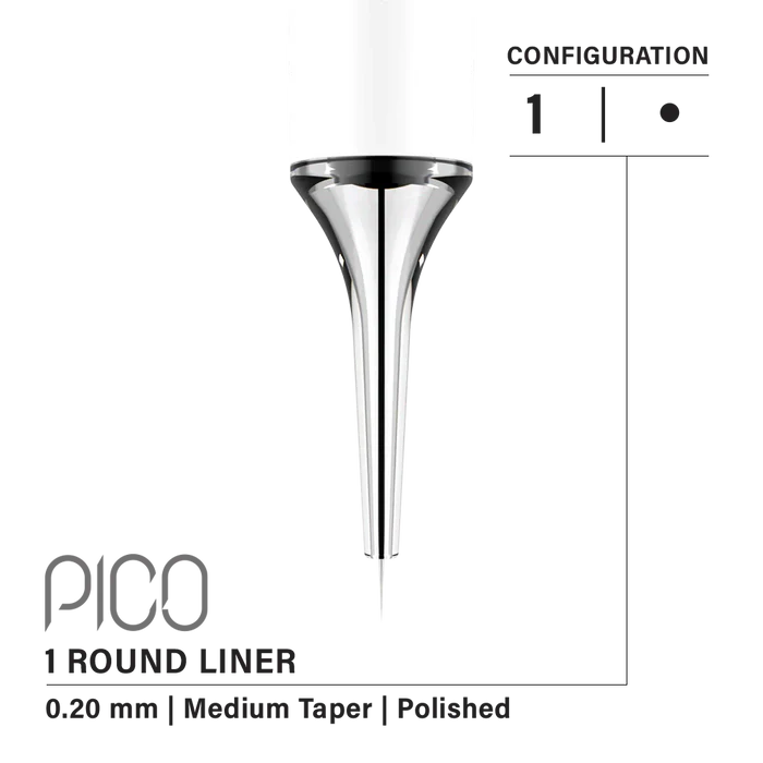 1 Round Liner Medium Taper 0.20mm (CART-956)