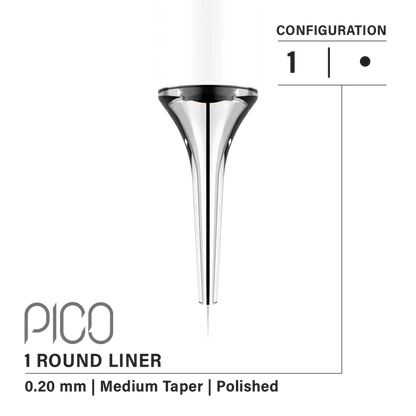 1 Round Liner Medium Taper 0.20mm (CART-956)
