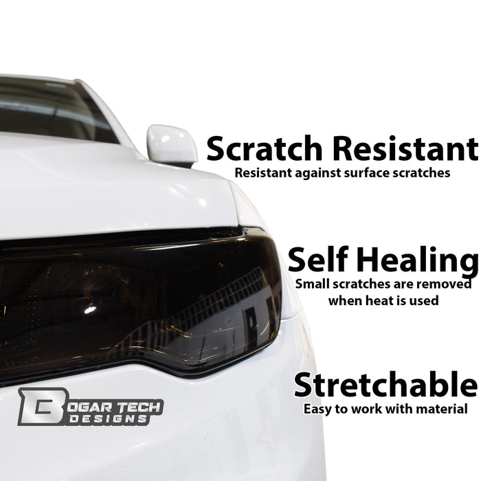Full Headlight Taillight Precut Smoked PPF Tint Kit Film Overlay Film Fits Volkswagen Atlas 2021 - 2023 - Bogar Tech Designs