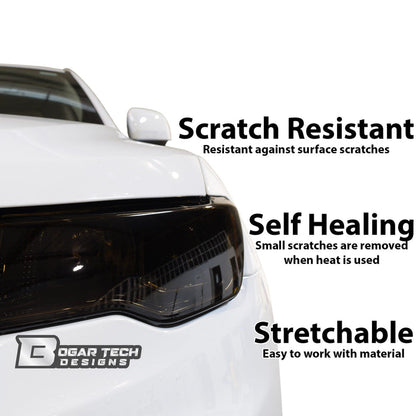 Full Headlight Taillight Precut Smoked PPF Tint Kit Film Overlay Fits Volkswagen Atlas 2024 - 2025 - Bogar Tech Designs