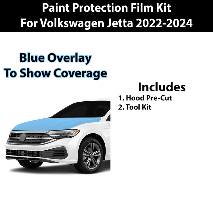 Precut Premium Paint Protection Film Clear Bra PPF Decal Film Kit Cover Fits Volkswagen Jetta 2022 - 2024 - Bogar Tech Designs