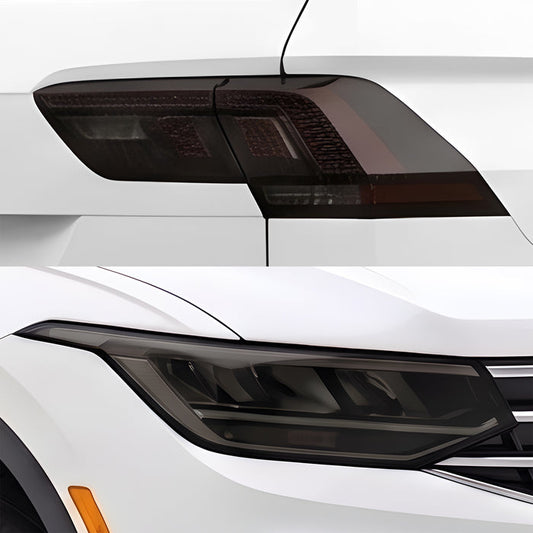 Volkswagen Tiguan 2022–2024 Dark Smoke Headlight & Taillight Tint Kit – Precut Vinyl Lens Overlays