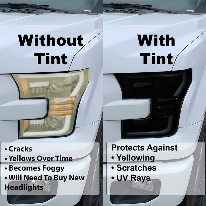 Full Headlight Taillight Precut Smoked PPF Tint Kit Film Overlay Fits Volkswagen Tiguan 2018 - 2024 - Bogar Tech Designs