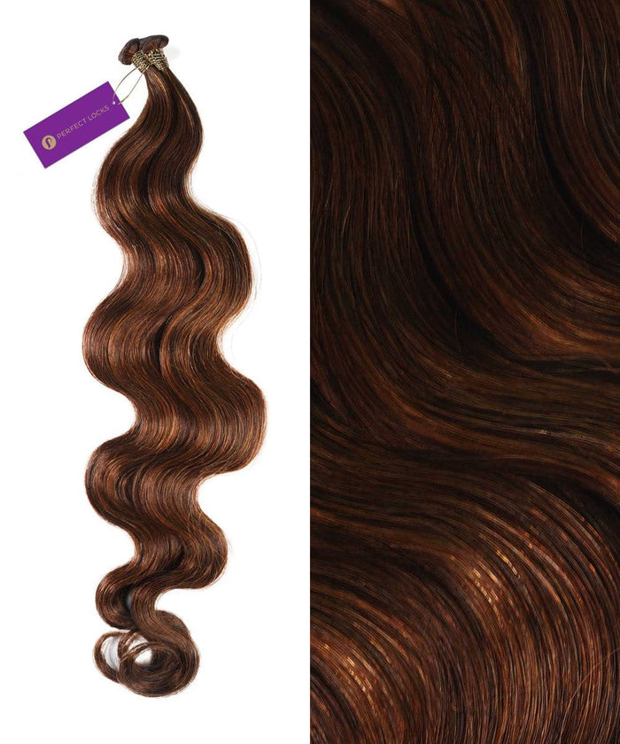 Highlighted Brown Auburn (30/31/33) / 18"
