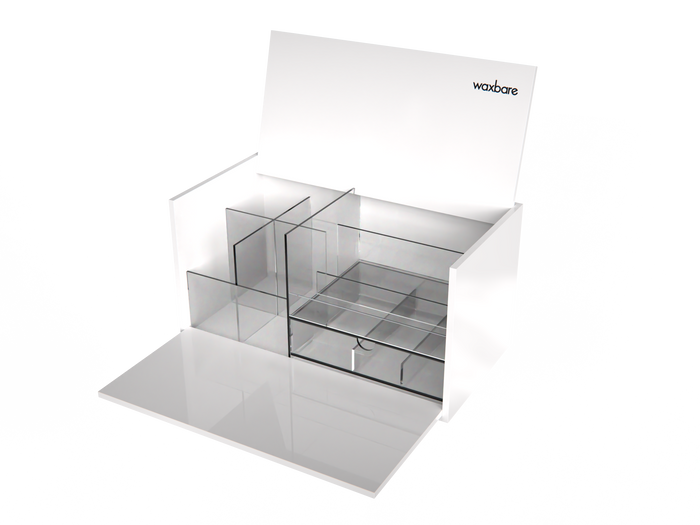 Waxbare WaxBox Large acrylic wax station organizer