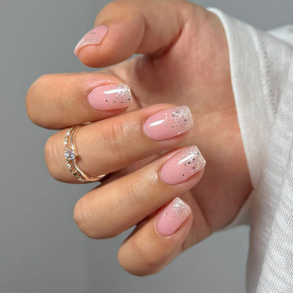 White Glitter Tip