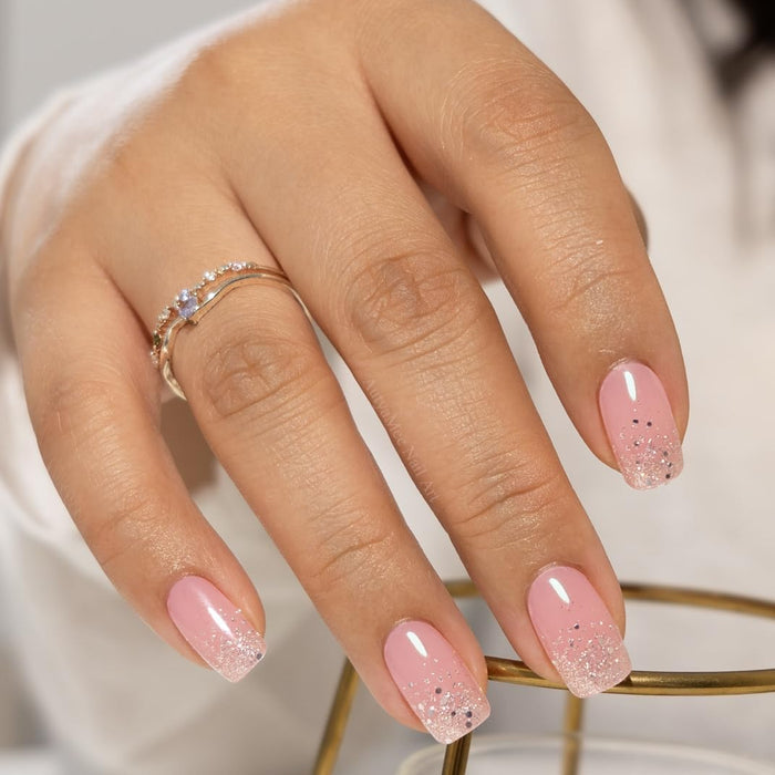 White Glitter Tip