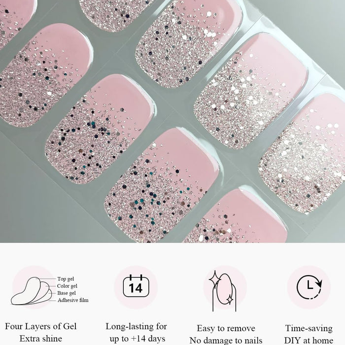 White Glitter Tip