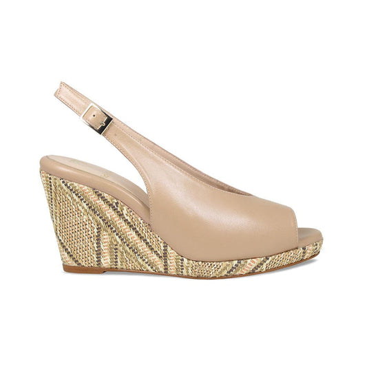 Whitney: Nude Leather Shoes Sole Bliss