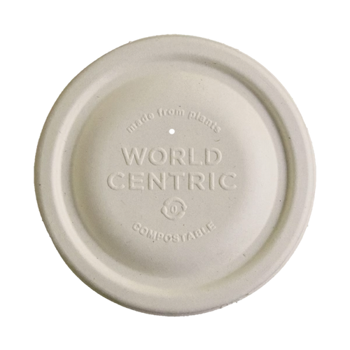 World Centric 145-Series Lid - Fiber - 8 oz Paper Bowls | 1000/cs