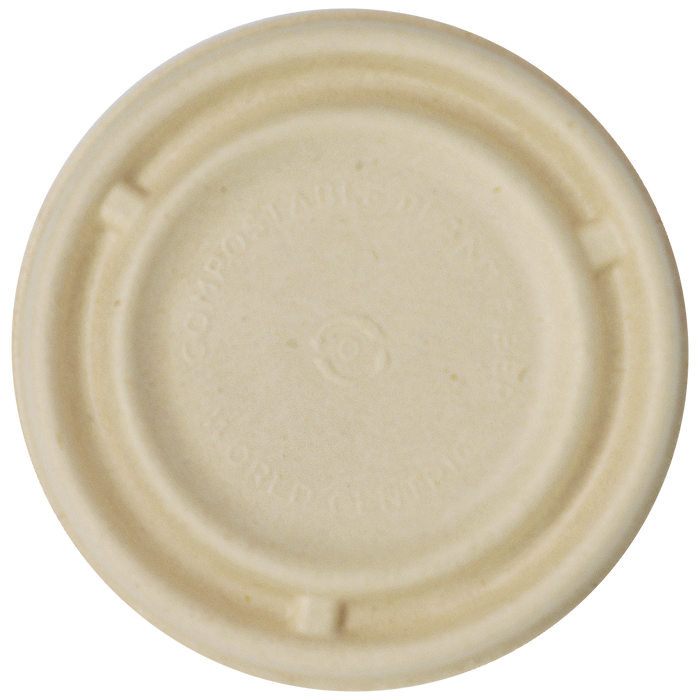 World Centric 46-Series Lid - Fiber - 4 oz Fiber Soufflé Cup | 1000/cs