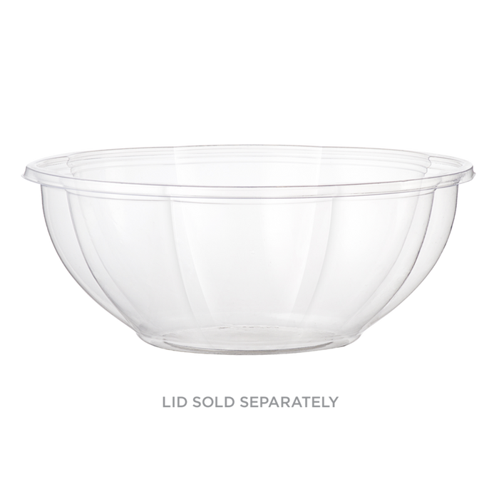 World Centric 48 oz Salad Bowl, Clear   | 455-Series | 300/cs