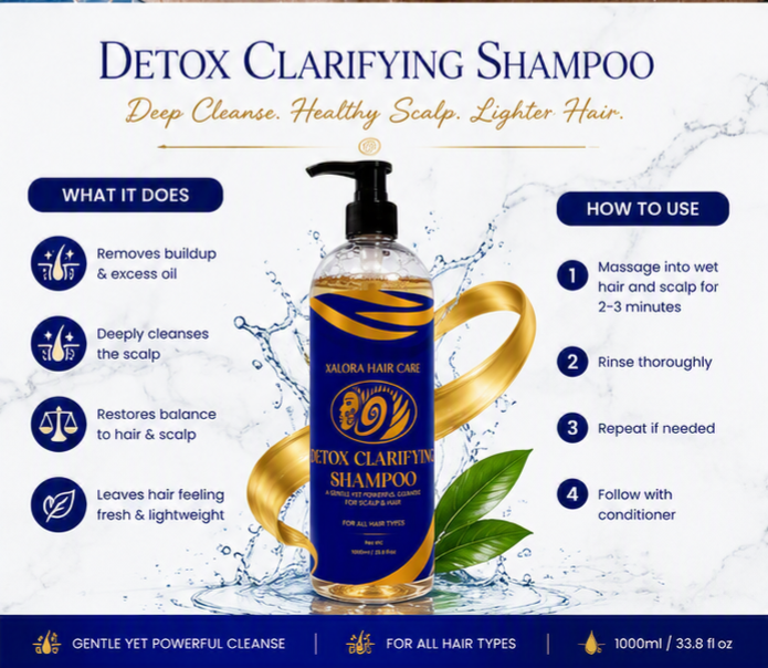 Xalora Detox Clarifying Shampoo 1000ml