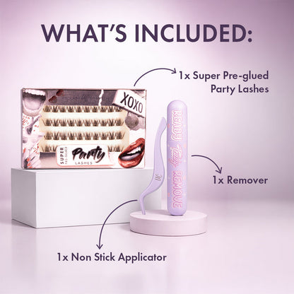 XOXO Super Pre-Glued Lash Starter Kit - Unicorn Cosmetics