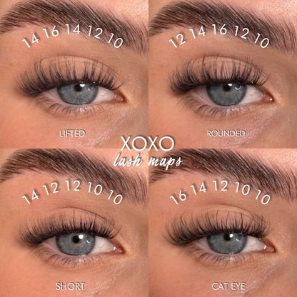 XOXO Super Pre-Glued Lash Starter Kit - Unicorn Cosmetics