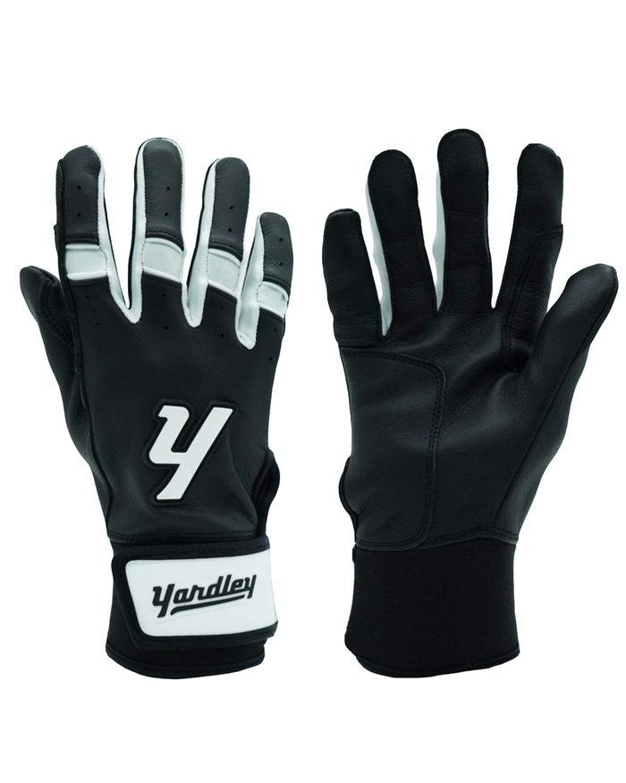 Y1-Shearlux Leather Batting Glove - Black