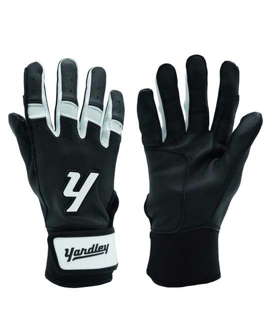Y1-Shearlux Leather Batting Glove - Black