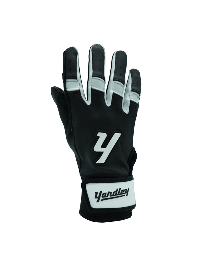 Y1-Shearlux Leather Batting Glove - Black