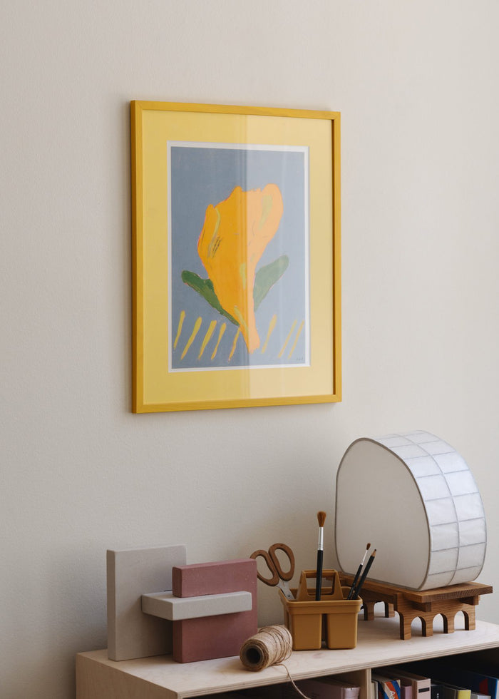 Yellow Passepartout - The Poster Club