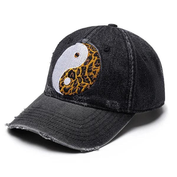 Yin Yan Denim Cap