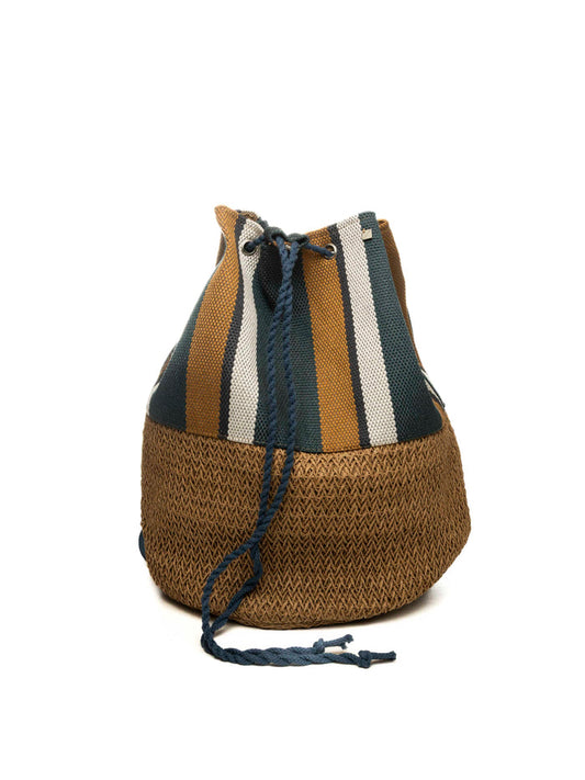 HATYOU zaino canvas petrolio BP0336 CANVAS-PETROLIO
