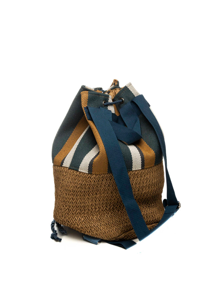 HATYOU zaino canvas petrolio BP0336 CANVAS-PETROLIO