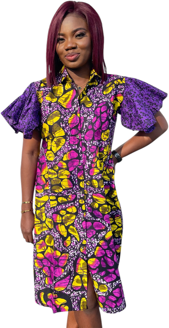 Zanele Flare Shirt Dress