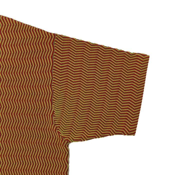 ZIGZAG LINED SS CREW